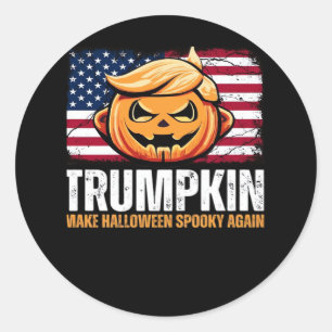 Adesivo Donald Halloween - Trumpkin Torna o Halloween Louc