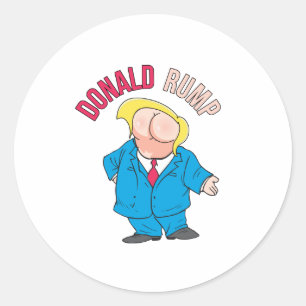 Adesivo Donald Rump - Anti-Trump -