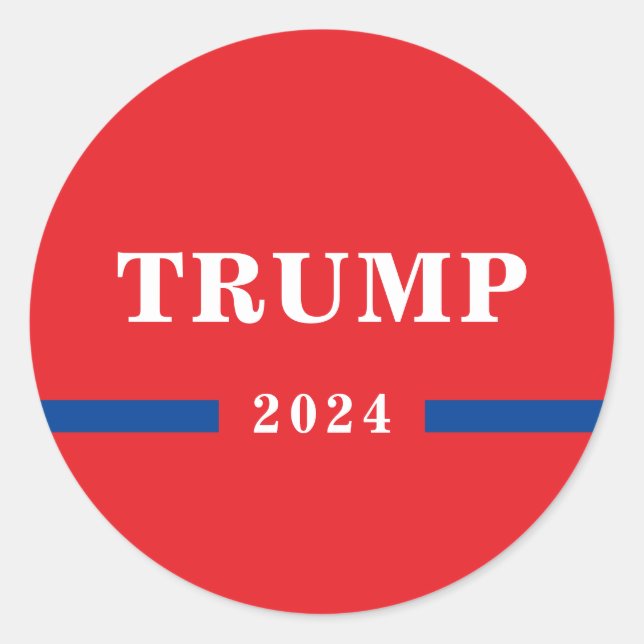 Adesivo Donald Trump 2024 (Frente)