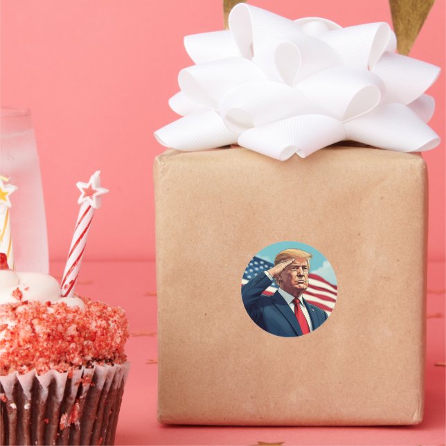 Adesivo Donald Trump 2024 (Festa)