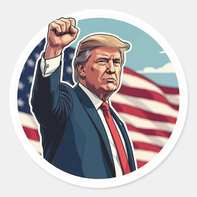 Adesivo Donald Trump 2024 (Frente)