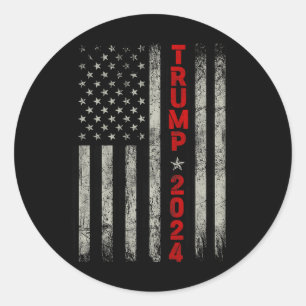 Adesivo Donald Trump 2024 Recupere a bandeira americana