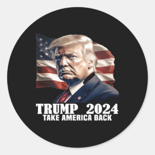 Adesivo Donald Trump 2024 Retome As Eleições Americanas - 