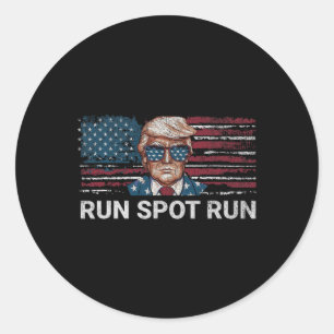 Adesivo Donald Trump 2024 Run Spot Run Funny Republican Pa