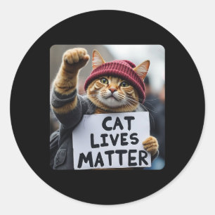 Adesivo Donald Trump 2025 Cats Live Problem