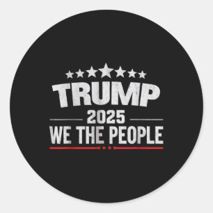 Adesivo Donald Trump 2025 Nós, Pessoas 4 De Julho, Eleiçõe