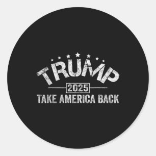 Adesivo Donald Trump 2025 Retira A América 4 De Julho El