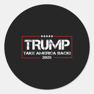 Adesivo Donald Trump 2025 Retome A Eleição Americana - O