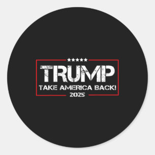 Adesivo Donald Trump 2025 Retome As Eleições Americanas -