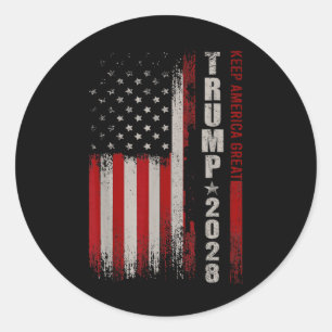 Adesivo Donald Trump 2028 Keep America Excelente Election