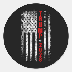 Adesivo Donald Trump 2028 Keep America Excelente Election 