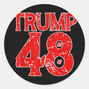 Adesivo Donald Trump 2028 Trump 45º 47º 48º Presidente T