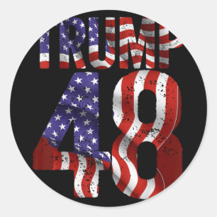 Adesivo Donald Trump 2028 Trump 45 47 48º Presidente Ameri
