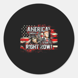 Adesivo Donald Trump Americas Comeback 2024