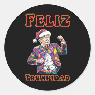 Adesivo Donald Trump Christmas Feliz Trumpidad 1