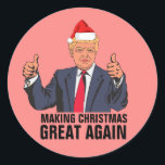 ADESIVO DONALD TRUMP CHRISTMAS STICKERS, EXCELENTE NOVAMEN<br><div class="desc">DONALD TRUMP CHRISTMAS STICKERS. EXCELENTE DE NATAL DE fazer NOVAMENTE.</div>