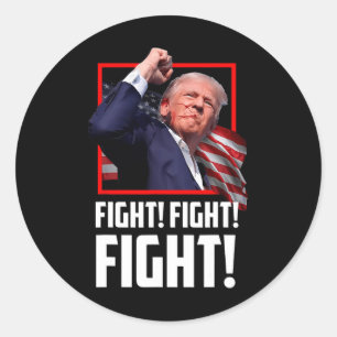 Adesivo Donald Trump Combatendo Combatentes Apoiadores