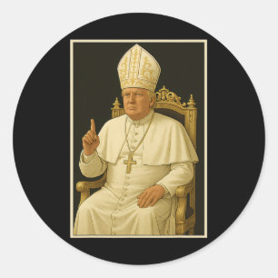 Adesivo Donald Trump Como Vaticano Pope Memória 1