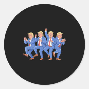 Adesivo Donald Trump Dance 4 De Julho De Trump 2025