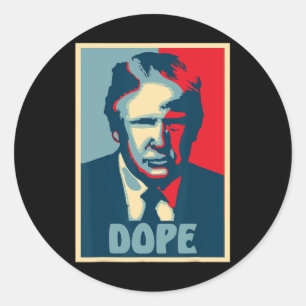 Adesivo Donald Trump Droga Eleição Diversão Presidente EUA