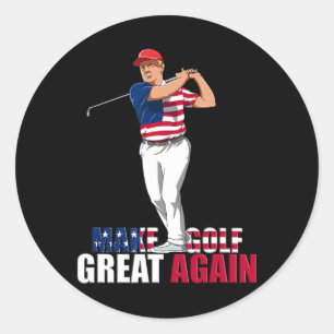 Adesivo Donald Trump - Engraçado Golf Gift Gift