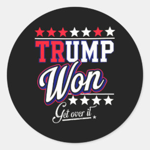 Adesivo Donald Trump Ganhou Supere Isso 2024 Trump Ganhou