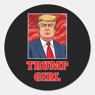 Adesivo Donald Trump Girl Engraçado Excelente América Pres