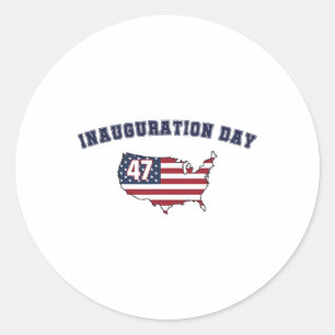 Adesivo Donald Trump Inauguração Dia 47 Presidente Do