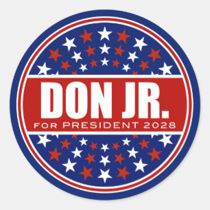 Adesivo Donald Trump Jr. Presidente 2028