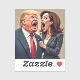 Adesivo Donald Trump Kamala harris