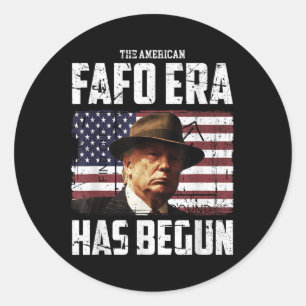 Adesivo Donald Trump Na Era Americana Do Fafo E Encontre