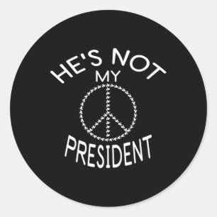 Adesivo Donald Trump Não É Meu Presidente T Shirt1
