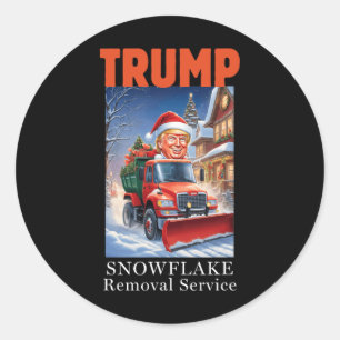 Adesivo Donald Trump Natal Engraçado Remoção do Floco de N