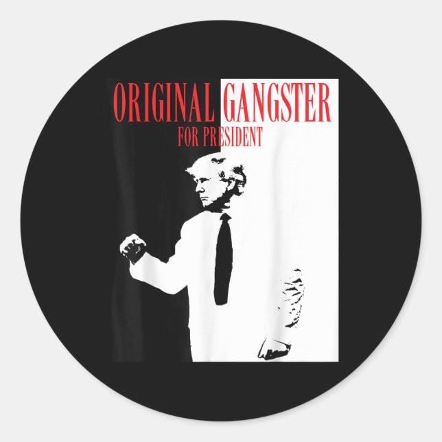 Adesivo Donald Trump Para Presidente 2024 Shirt Original G (Frente)