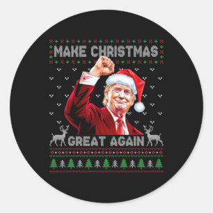 Adesivo Donald Trump Presidente Torne Excelente de Natal n