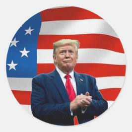 Adesivo Donald Trump Sticker Election 2024 MAGA Flag