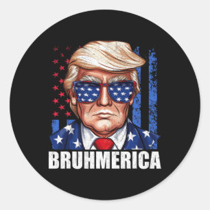 Adesivo Donald Trump Usa American Flag Encantado