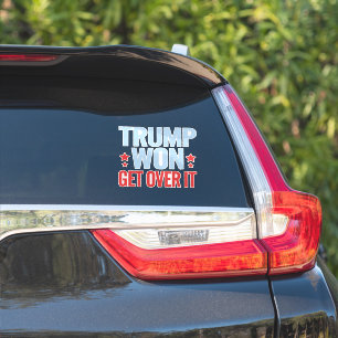 Adesivo Donald Trump Venceu Aceite Isso 2024 Trump Venceu 