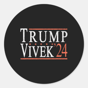 Adesivo Donald Trump Vivek Ramaswamy 2024 Presidente Repúb