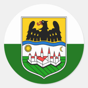 Adesivo Donauschwaben Flag Sticker