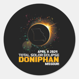Adesivo Doniphan Missouri Total Solar Eclipse 2024