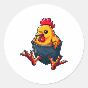 Adesivo Dono de Frango Bolso de Galinha Dono de Aves Comun