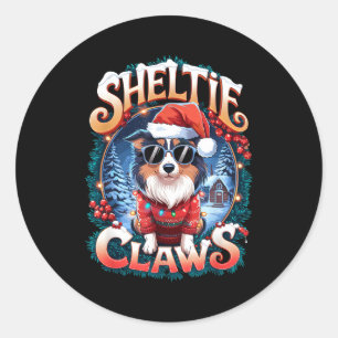 Adesivo Dono de Shetland Sheepdog Fantasia Sheltie Garras