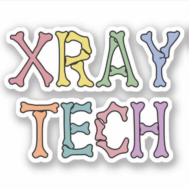 Adesivo Dons do Xray Tech X-ray Technologist (Frente)