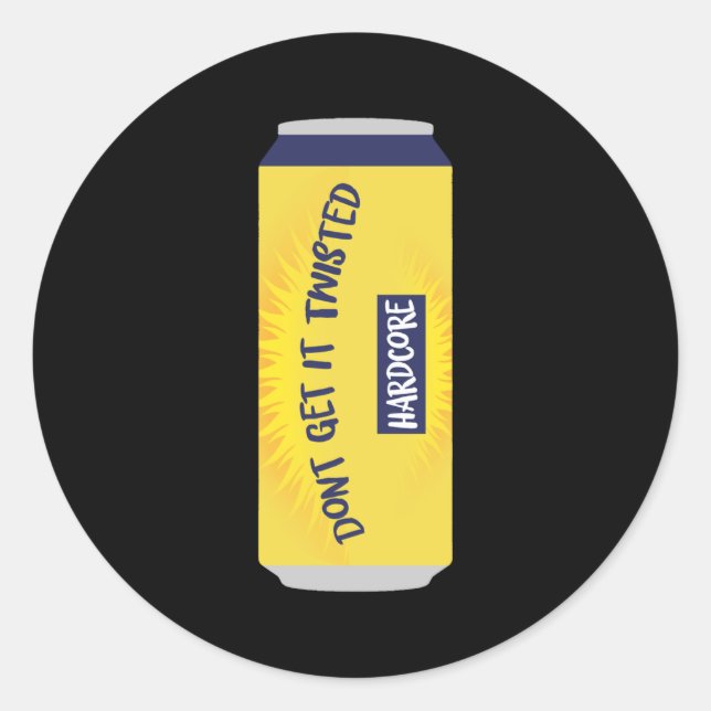 Adesivo Dont Get It Twisted Tee Tea Meme Long Sleeve  (Frente)