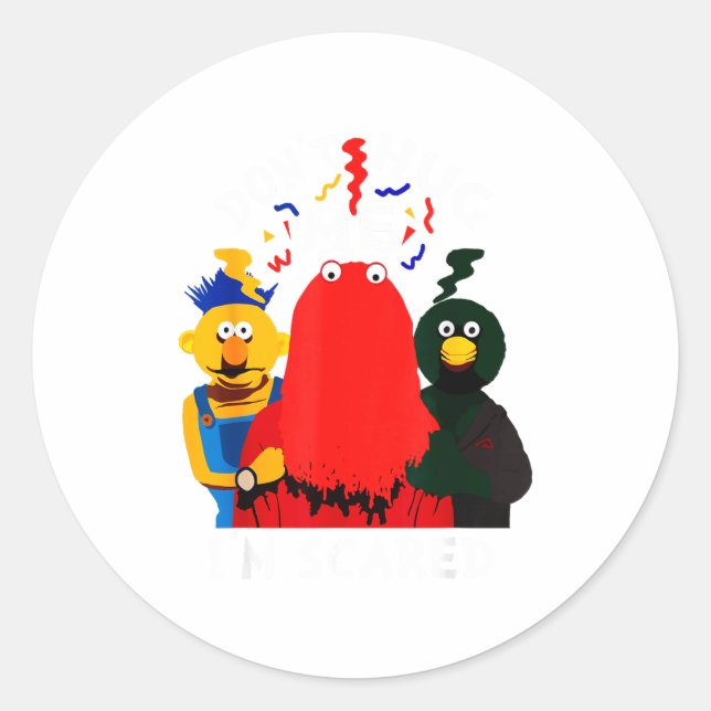 Adesivo Don't Hug Me I'm Eds Funny Saying Sarcasm  (Frente)