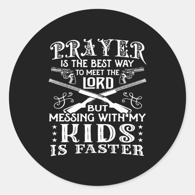 Adesivo Don't Mess With My Kids! Mom  (Frente)