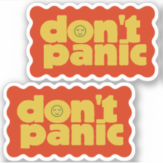 Adesivo Don't Panic Sticker Pack