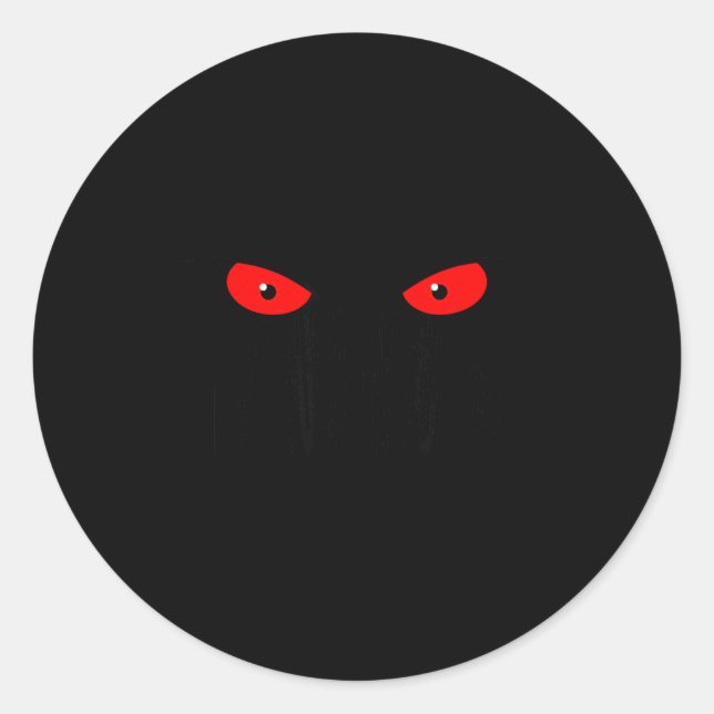 Adesivo Don't Push My Buttons_ Red Eyes _ Sarcastic Attitu (Frente)