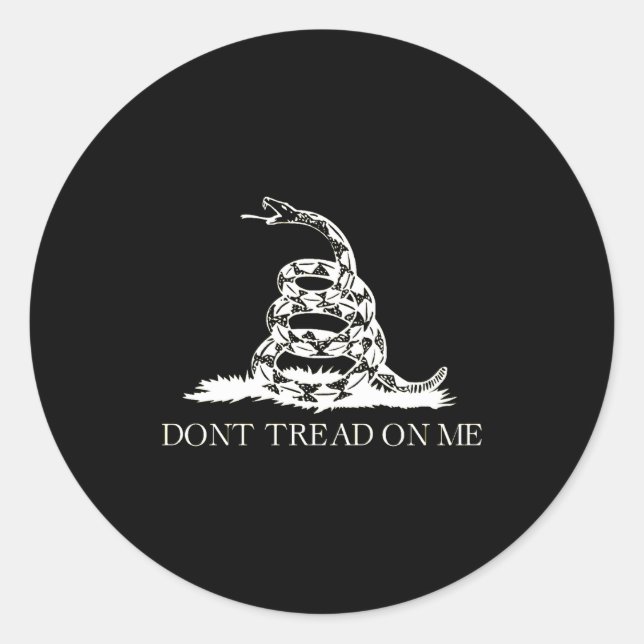 Adesivo Dont Tread On Me  (Frente)